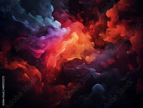 Obraz low key abstract background with cloud