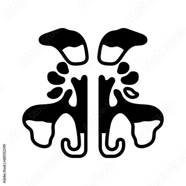 Fototapeta Sinuses icon in vector. Logotype