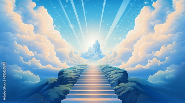 Obraz La voie pour le paradis