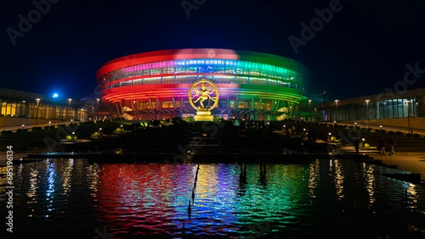 Fototapeta Bharat Mandapam is an International Exhibition-cum-Convention Centre located in New Delhi, India