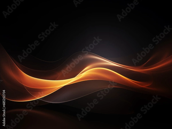 Obraz low key abstract background with waves