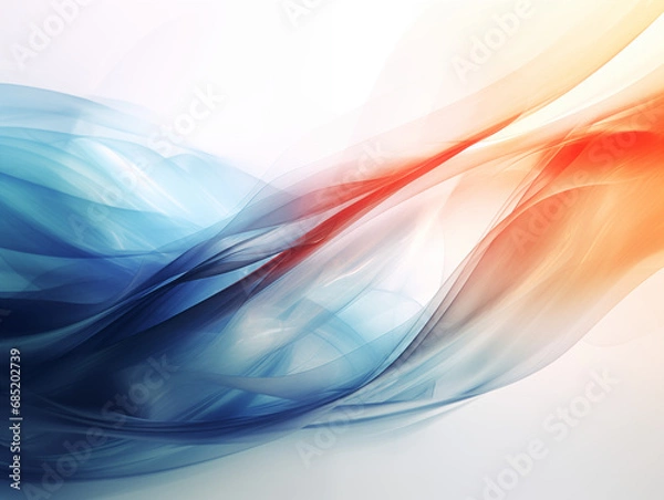 Obraz high key abstract background with waves