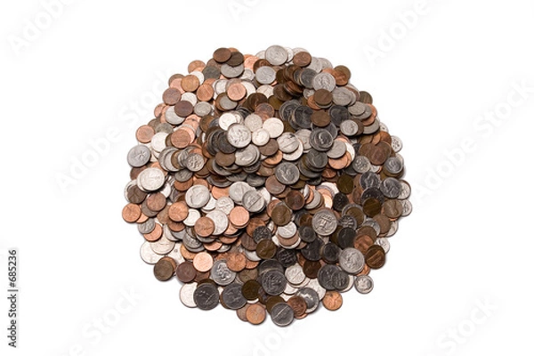 Obraz big pile of coins
