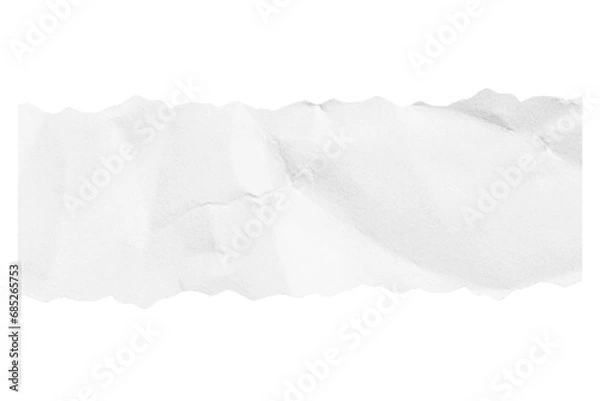 Obraz white torn paper isolated on transparent background