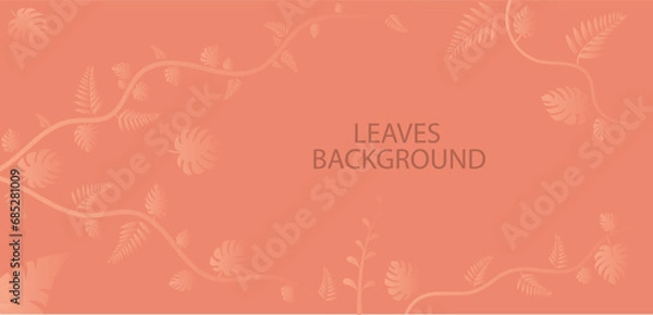 Obraz Leaves Landscape Background