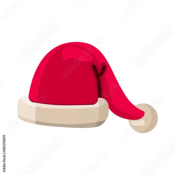 Obraz santa hat icon adobe design vector template