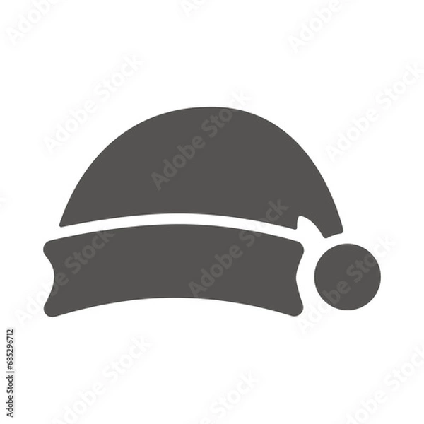 Fototapeta santa hat icon adobe design vector template