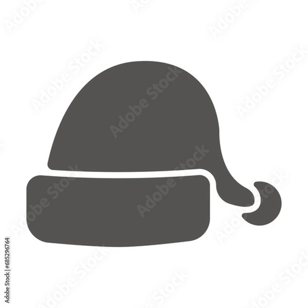 Obraz santa hat icon adobe design vector template
