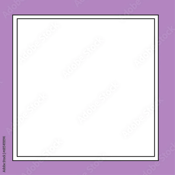 Fototapeta シンプルなパープルのフレーム