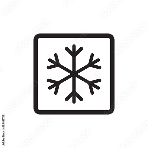 Obraz freezer safe icon symbol sign vector