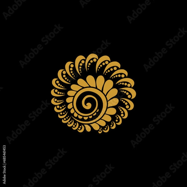 Obraz logo ornament icon vector vintage