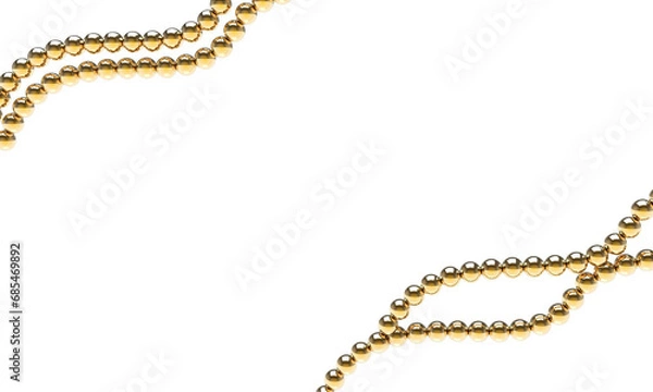 Obraz Gold Frame Curve