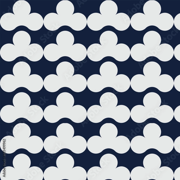 Fototapeta Colorful flower pattern with elegant and simple shape. Pattern Background. Colorful Pattern Background