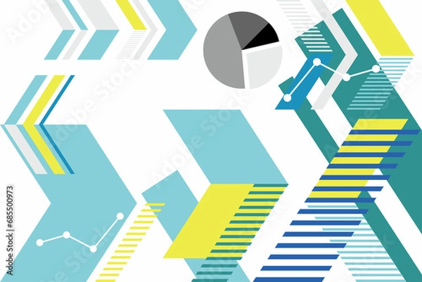 Obraz デジタル化をイメージした背景素材（白）