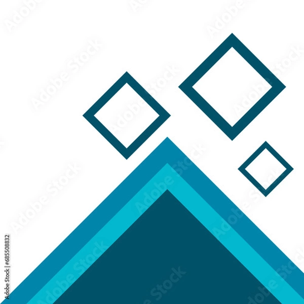 Fototapeta Geometric Square Corner
