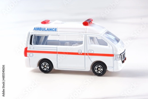 Fototapeta 出動する救急車
