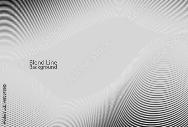 Fototapeta Abstract design smooth wave line background, vector illustration dynamic motion flow graphic. motion light shape curve. banner template cover wavy.