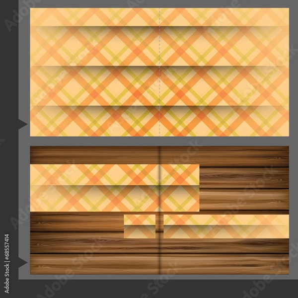 Obraz Brochure Template Design.