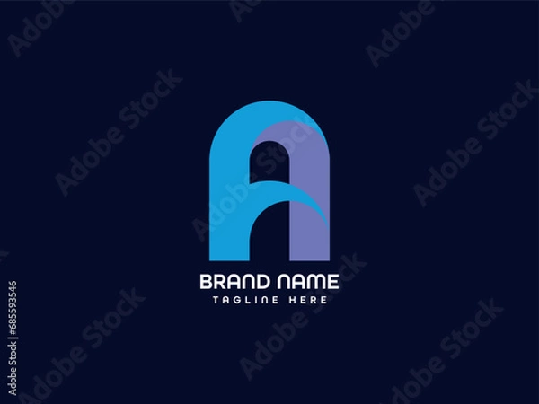 Obraz letter logo design