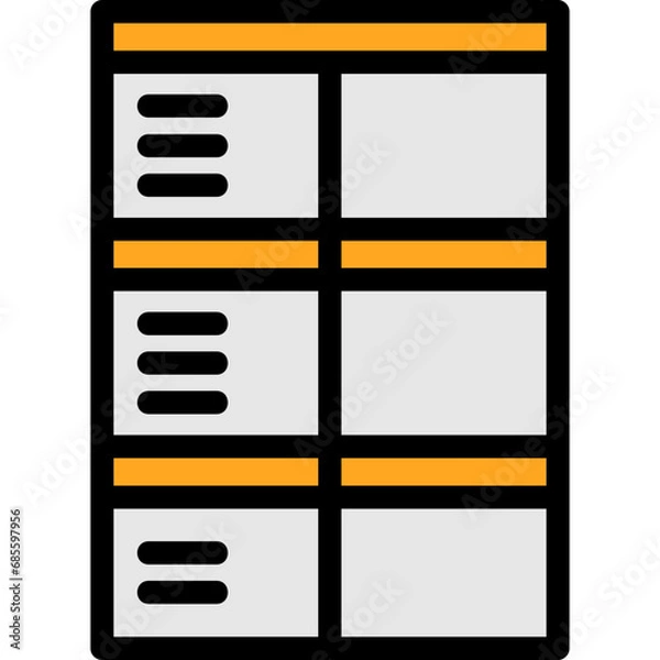 Fototapeta Job application form Icon