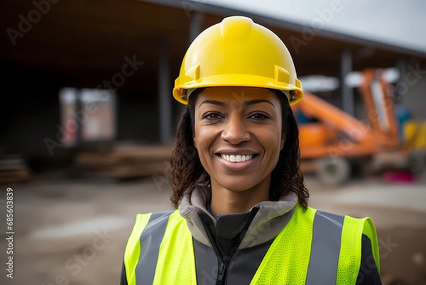 Obraz Female construction engineer