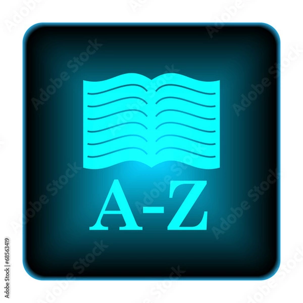 Obraz A-Z book icon