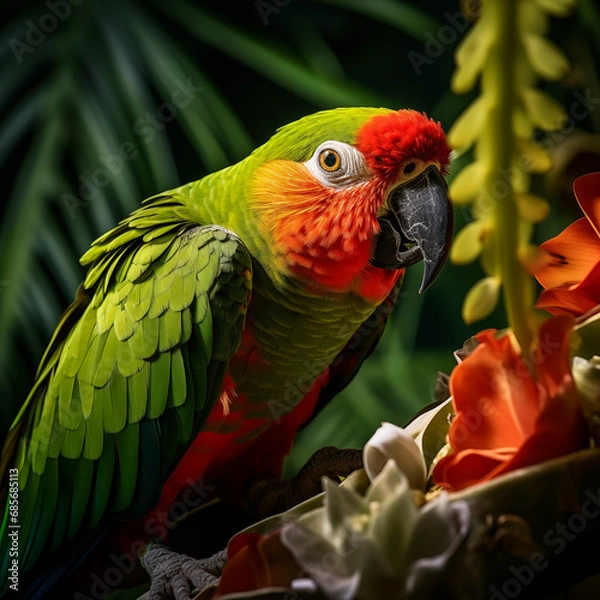 Obraz Parrot in Jungle