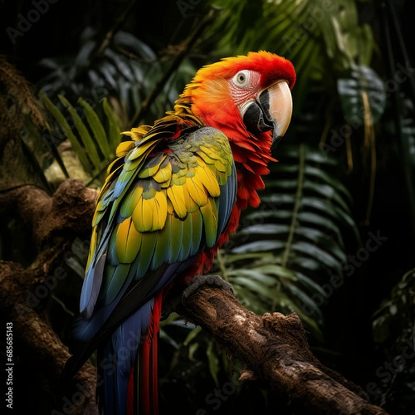 Obraz Parrot in Jungle