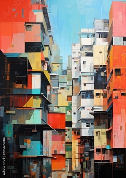 Obraz Abstract Mumbai images 