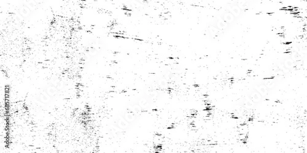 Fototapeta Dust and scratches design, aged photo editor layer, black grunge abstract background, white dust and scratches on a black background. dirt overlay or screen effect use for grunge background vintage.
