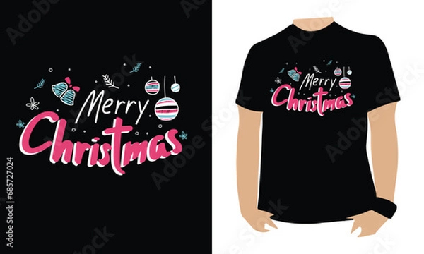 Fototapeta text effect, typography, Christmas design