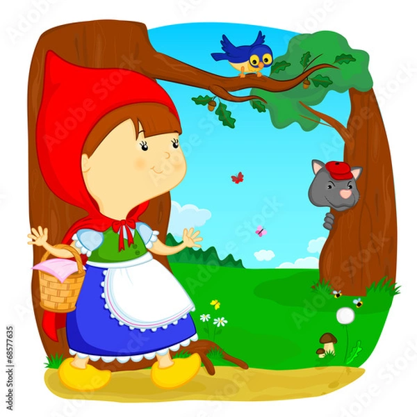 Obraz red riding hood