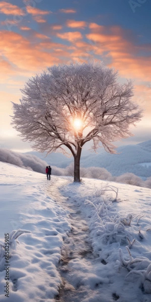 Obraz Baum im Winter