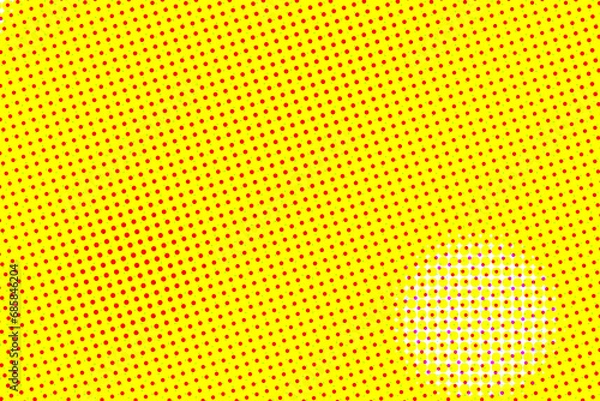 Obraz Artistic background wallpaper with color halftone effect