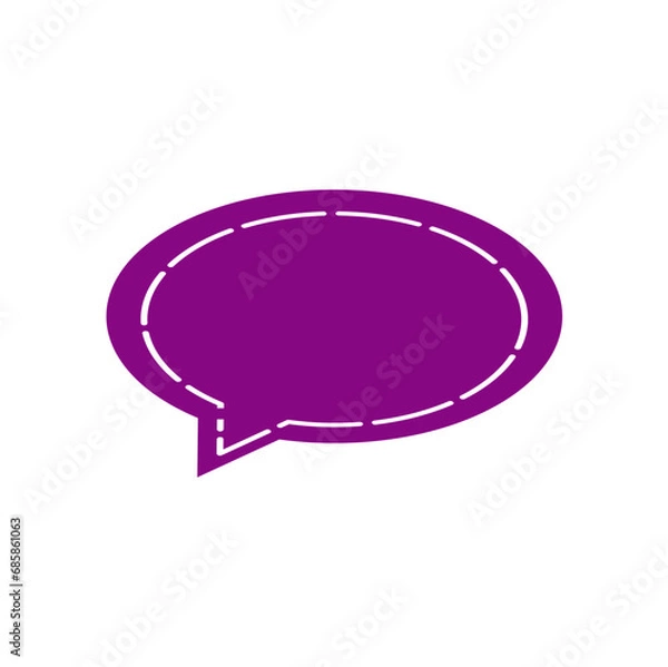 Fototapeta speech bubble vector 