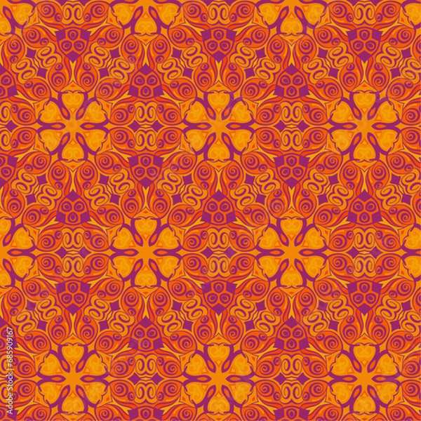 Fototapeta Floral Seamless Pattern 05