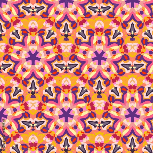 Fototapeta Floral Seamless Pattern 03