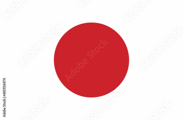 Fototapeta japan flag