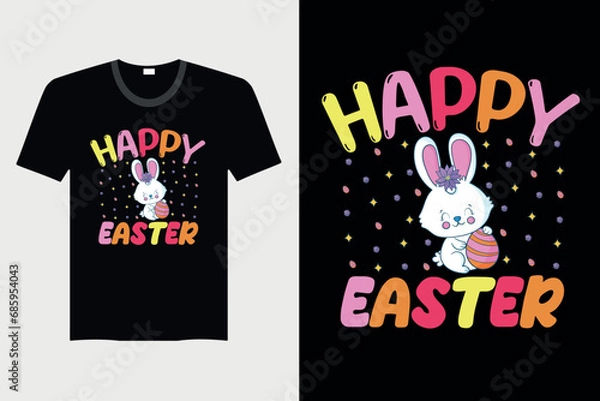 Obraz Happy Easter - Easter T-shirt Design, Vector Graphic, Vintage, Typography, T-shirt Vector