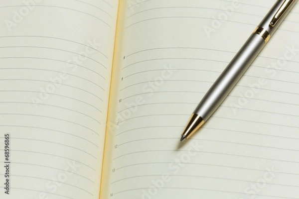 Obraz Notepad and pen