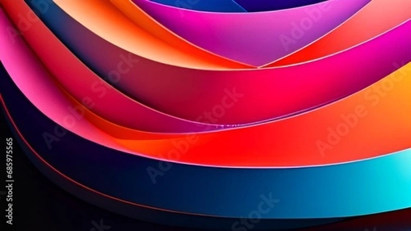 Obraz abstract background with lines and colorful 