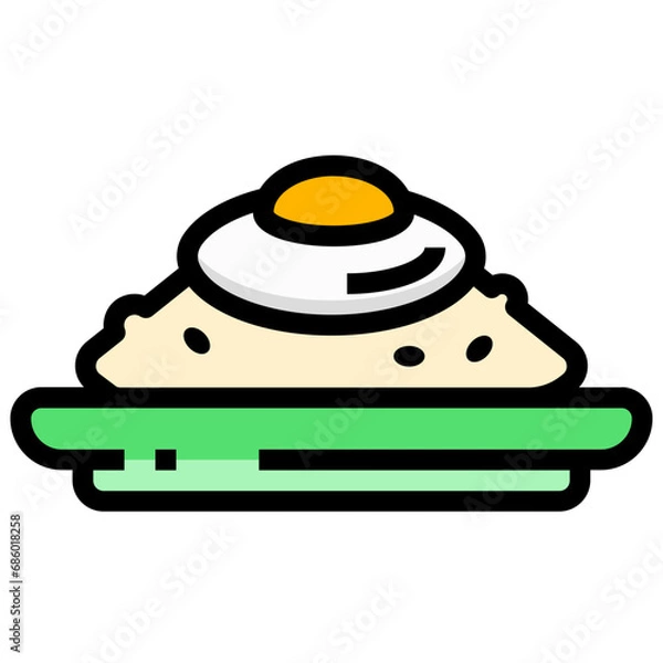 Obraz egg fried rice