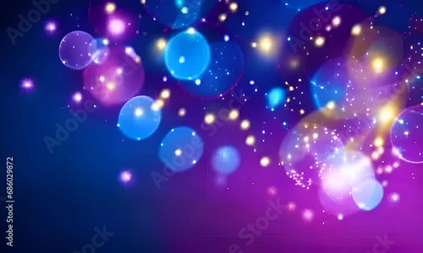 Obraz abstract background with glowing lights