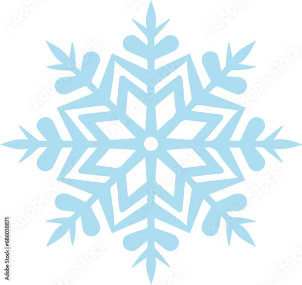 Fototapeta snowflake vector