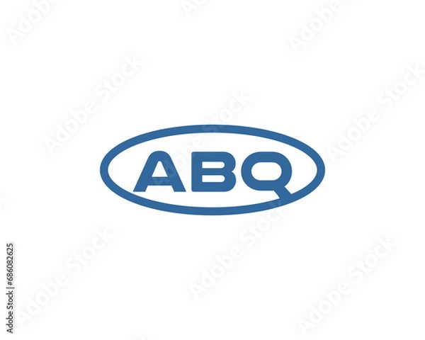 Fototapeta ABQ logo design vector template