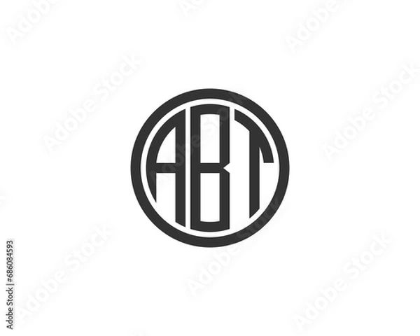 Fototapeta ABT logo design vector template