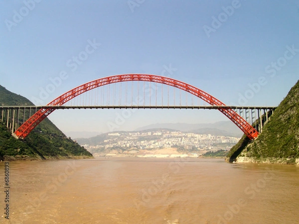 Obraz Brücke über den Yangtze
