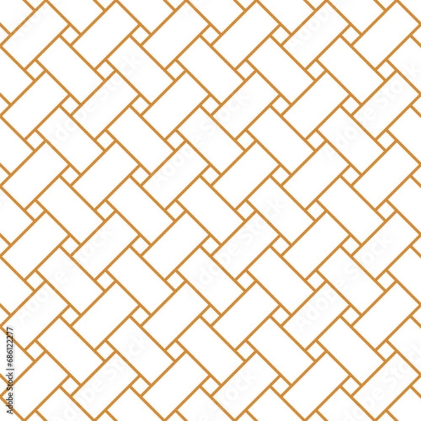 Obraz Basket Weave Seamless Pattern Floor Parquet 
