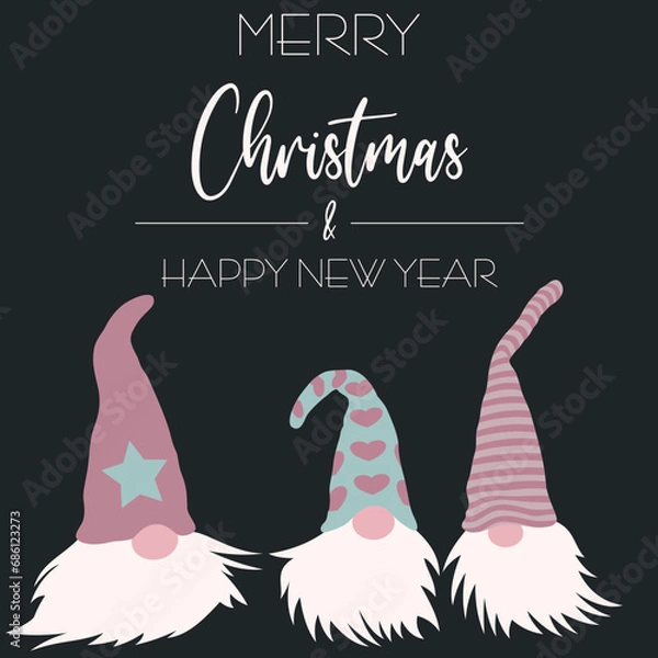 Fototapeta Weihnachtsgrüße 12x12in, Schrift in weiß