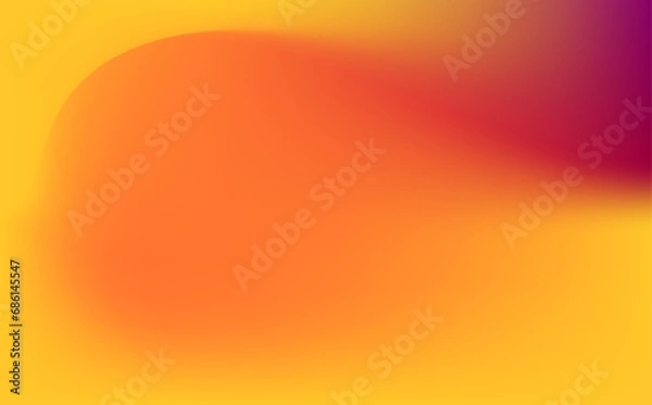 Fototapeta Orange wave Banner template background, Modern banner template with fluid background, Yellow gradient